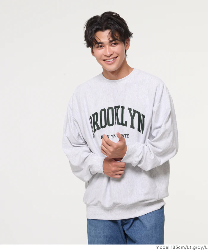 T-スウェットプリントTシャツ メンズ メール便不可 - Image 5