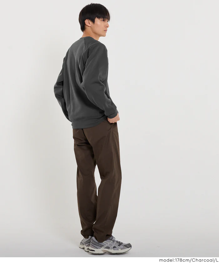 裏起毛ラグランプリントトレーナー メンズ メール便不可 - Image 10