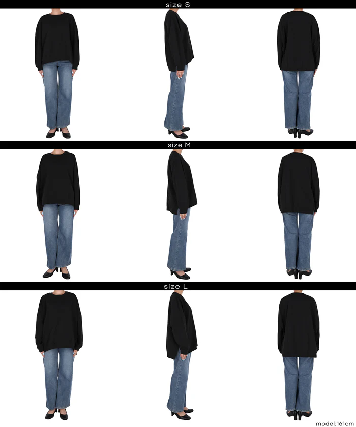 TースウェットビッグシルエットロングTシャツ レディース メール便不可 - Image 15