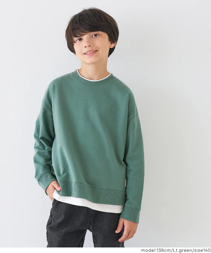 レイヤードスウェットトップス キッズ メール便不可 - Image 11