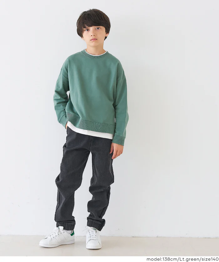 レイヤードスウェットトップス キッズ メール便不可 - Image 7