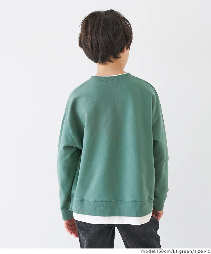 レイヤードスウェットトップス キッズ メール便不可 - Image 8