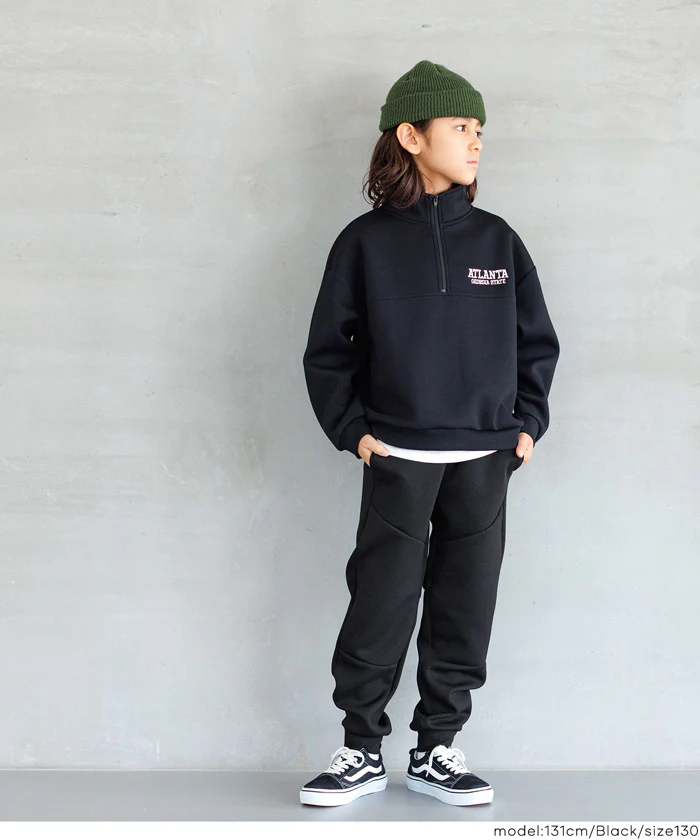 ソフトスウェット裾ジップジョガーパンツ キッズ メール便不可 - Image 12