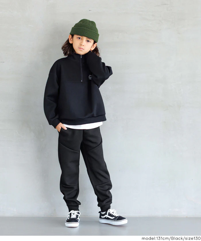 ソフトスウェット裾ジップジョガーパンツ キッズ メール便不可 - Image 9
