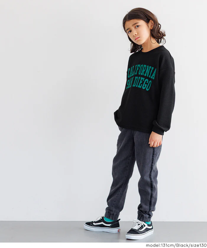 セール★1290円→550円 エンボスロゴ長袖Tシャツ キッズ メール便不可 - Image 11