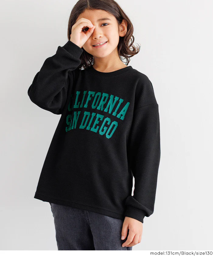 セール★1290円→550円 エンボスロゴ長袖Tシャツ キッズ メール便不可 - Image 12