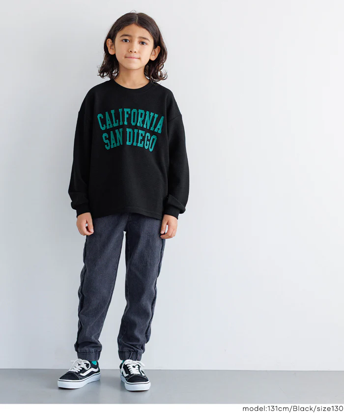 セール★1290円→550円 エンボスロゴ長袖Tシャツ キッズ メール便不可 - Image 14