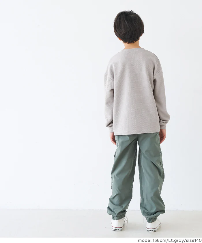 セール★1290円→550円 エンボスロゴ長袖Tシャツ キッズ メール便不可 - Image 5