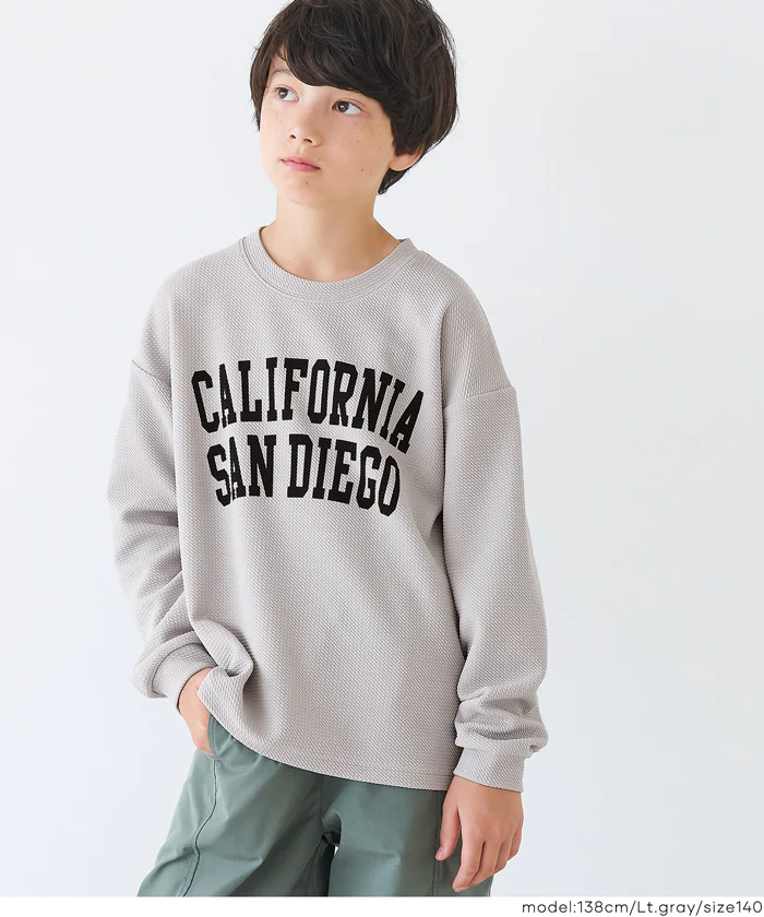 セール★1290円→550円 エンボスロゴ長袖Tシャツ キッズ メール便不可 - Image 6
