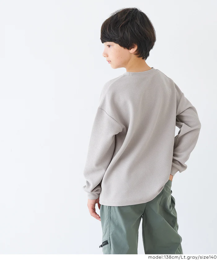 セール★1290円→550円 エンボスロゴ長袖Tシャツ キッズ メール便不可 - Image 7
