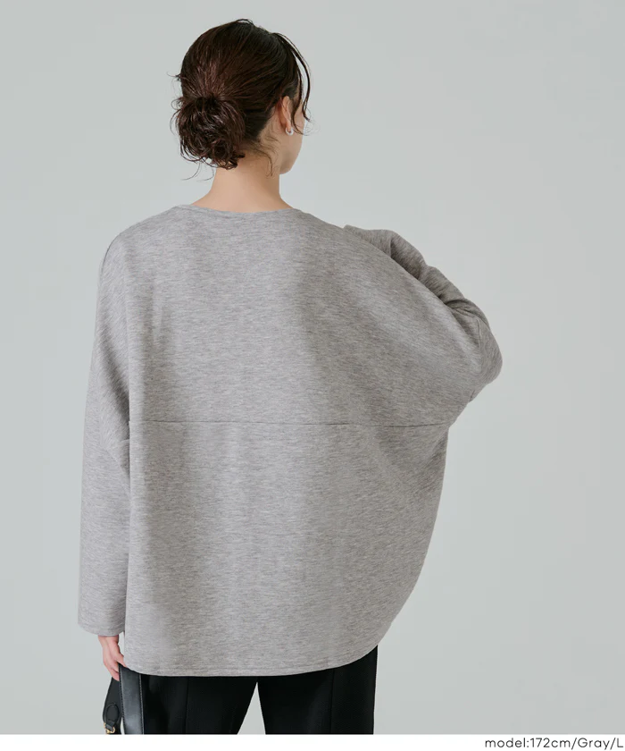 ソフトスウェットオーバーサイズトップス レディース メール便不可 - Image 13