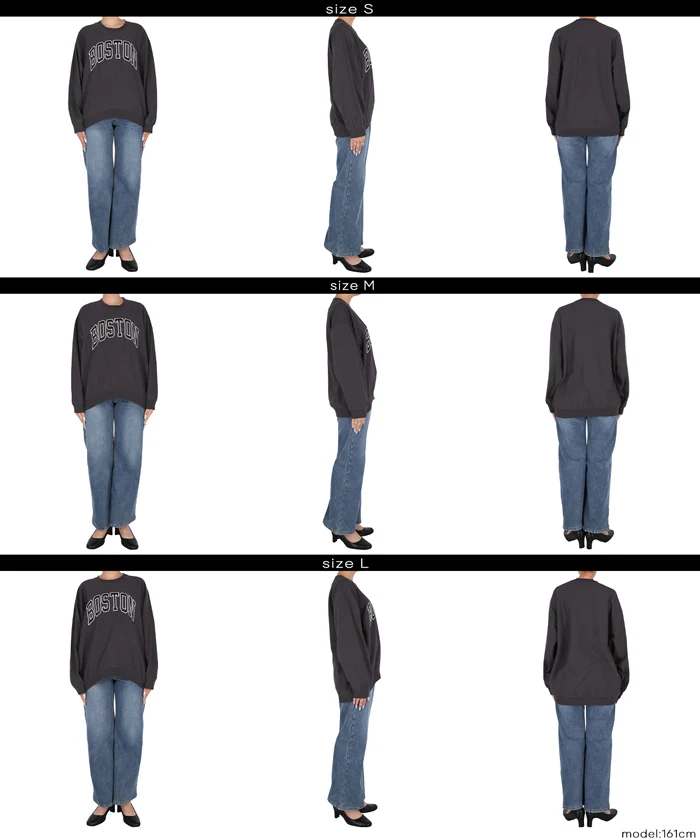 Tースウェット ワッペンビッグシルエット レディース メール便不可 - Image 19