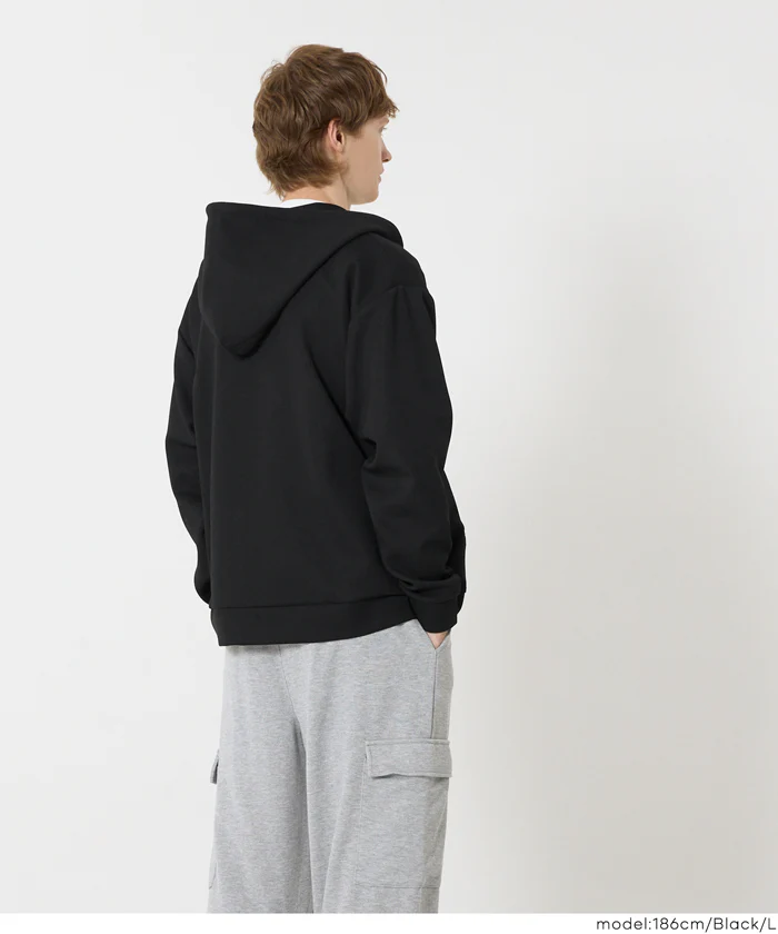 ベーシックソフトジャージーBIG ZIPパーカー メンズ レディース メール便不可 - Image 12