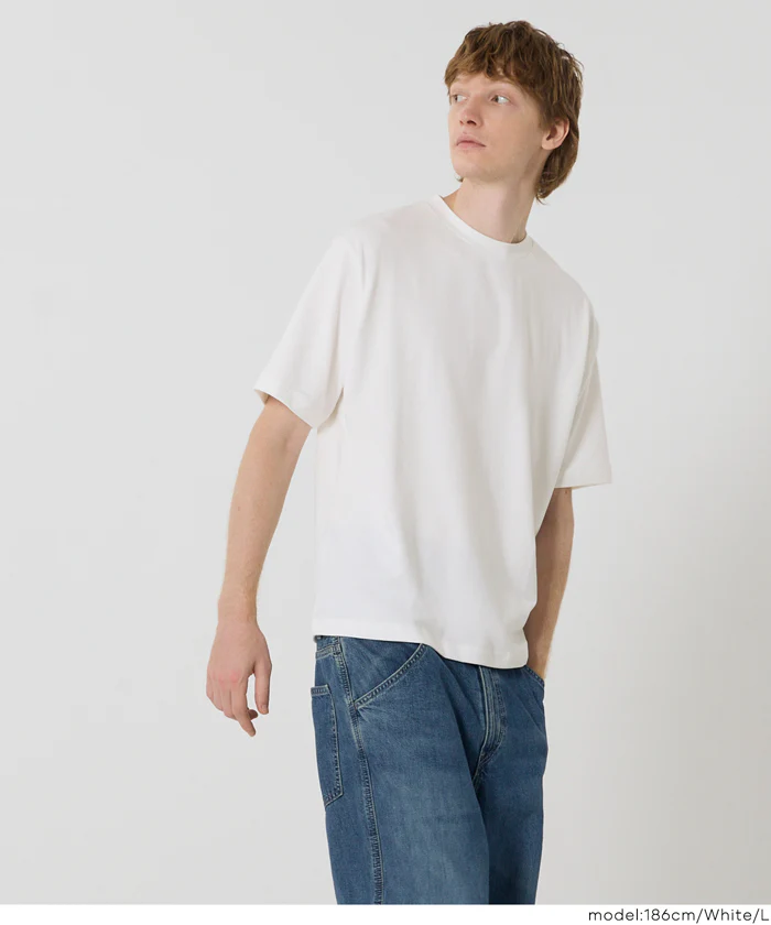 ベーシックコットンプレーティング半袖TEE メンズ メール便不可 - Image 3