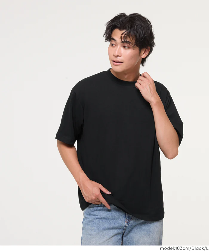 ベーシックコットンプレーティング半袖TEE メンズ メール便不可 - Image 7