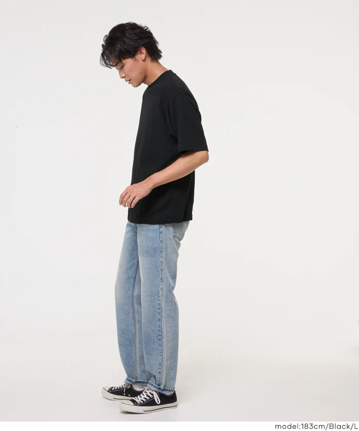 ベーシックコットンプレーティング半袖TEE メンズ メール便不可 - Image 8