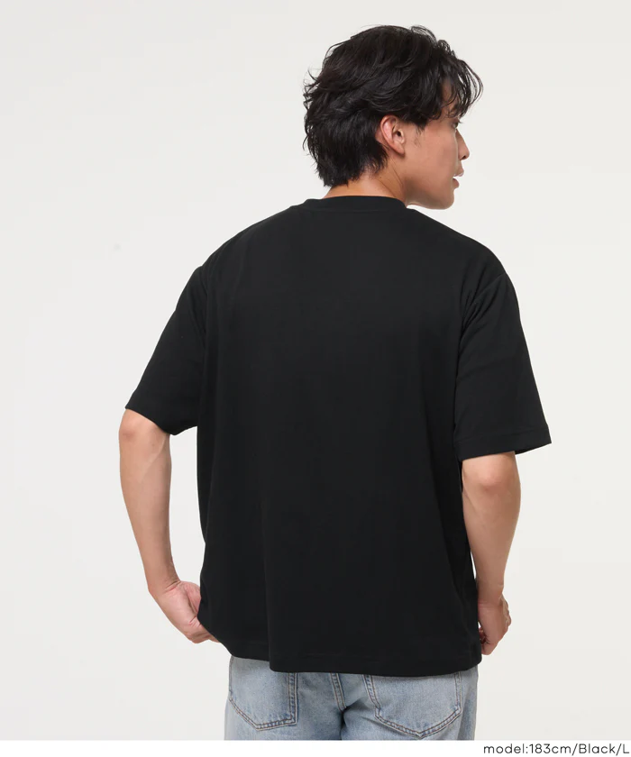 ベーシックコットンプレーティング半袖TEE メンズ メール便不可 - Image 9