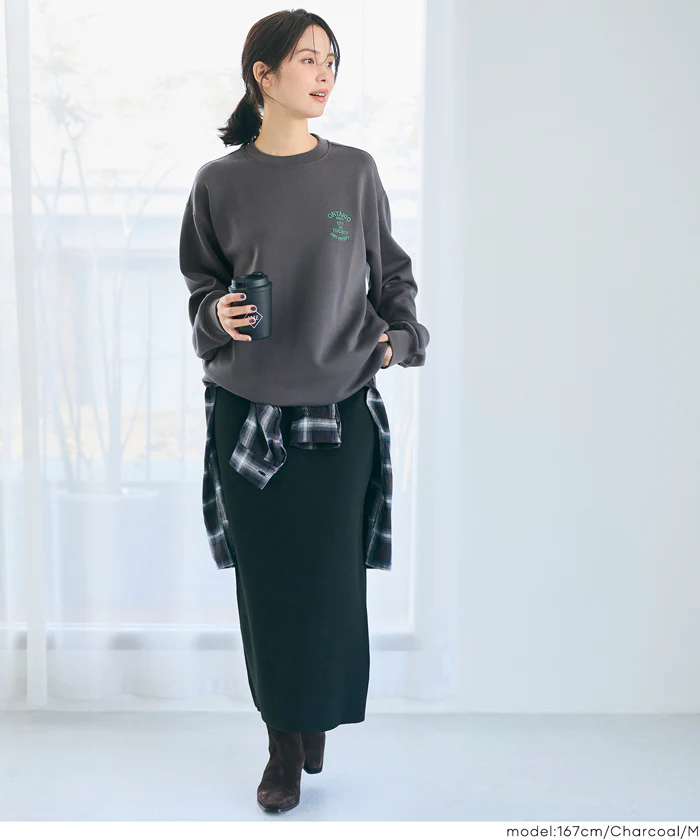 セール★2490円→1990円 ソフトジャージー刺繍プルオーバー  メンズ レディース メール便不可 - Image 3