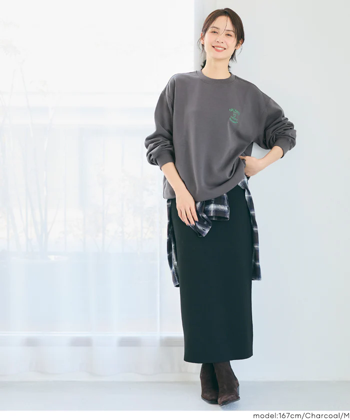 セール★2490円→1990円 ソフトジャージー刺繍プルオーバー  メンズ レディース メール便不可 - Image 6