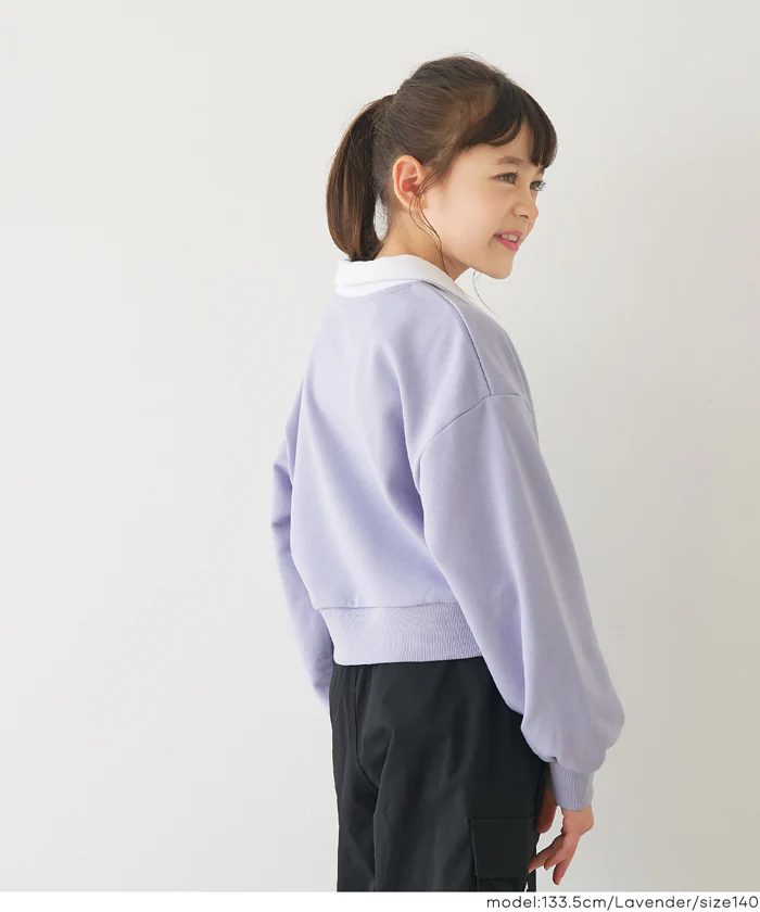 クロップドスウェットプルオーバー キッズ メール便不可 - Image 10