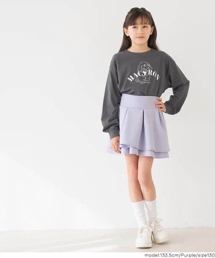 ソフトスウェットフリルスカート キッズ メール便不可 - Image 3