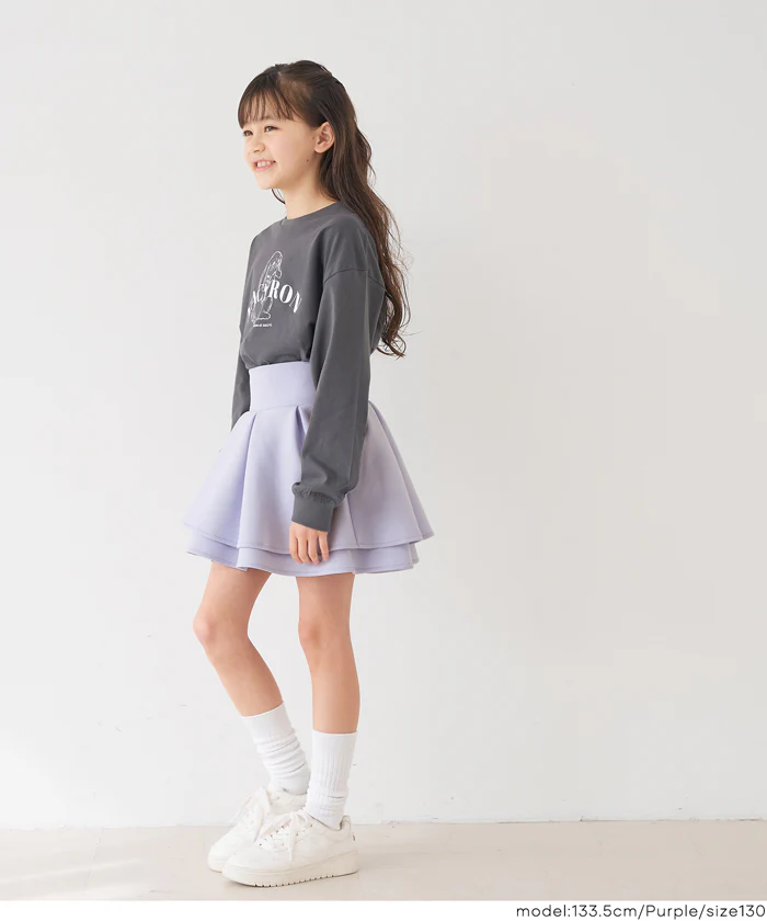 ソフトスウェットフリルスカート キッズ メール便不可 - Image 4