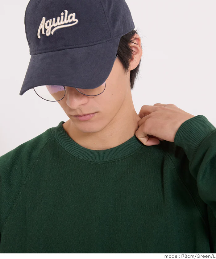 セール★1990円→1490円 EAZY TEX ポリエステル裏毛ベーシックラグラントレーナー メンズ レディース メール便不可 - Image 14