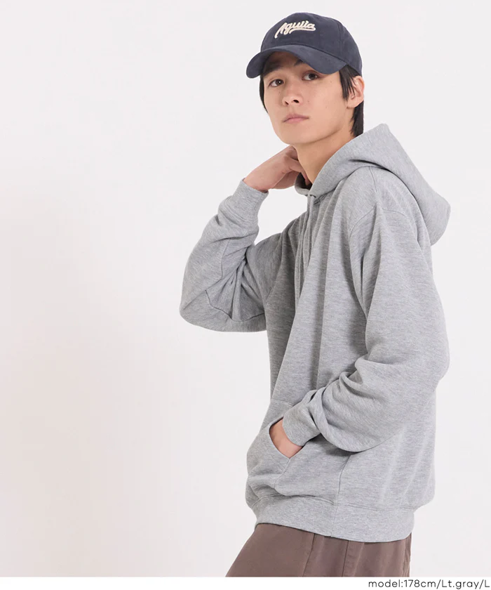 セール★2490円→1990円 EAZY TEX ポリエステル裏毛ベーシックプルパーカー メンズ レディース メール便不可 - Image 10