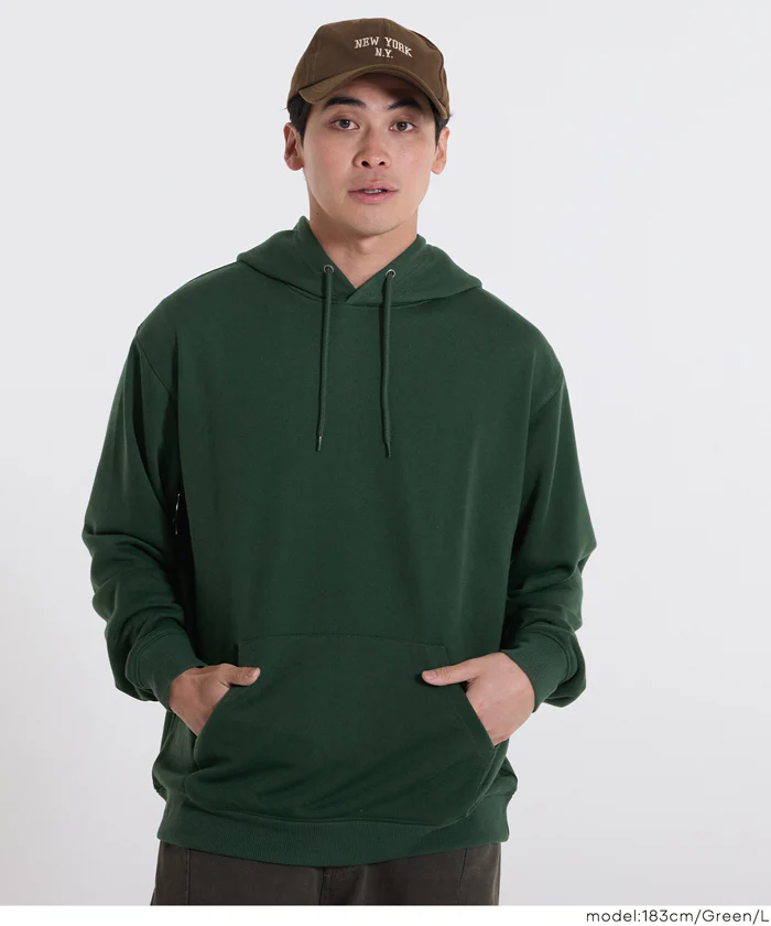 セール★2490円→1990円 EAZY TEX ポリエステル裏毛ベーシックプルパーカー メンズ レディース メール便不可 - Image 15