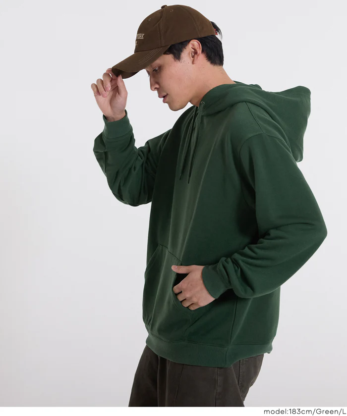 セール★2490円→1990円 EAZY TEX ポリエステル裏毛ベーシックプルパーカー メンズ レディース メール便不可 - Image 16