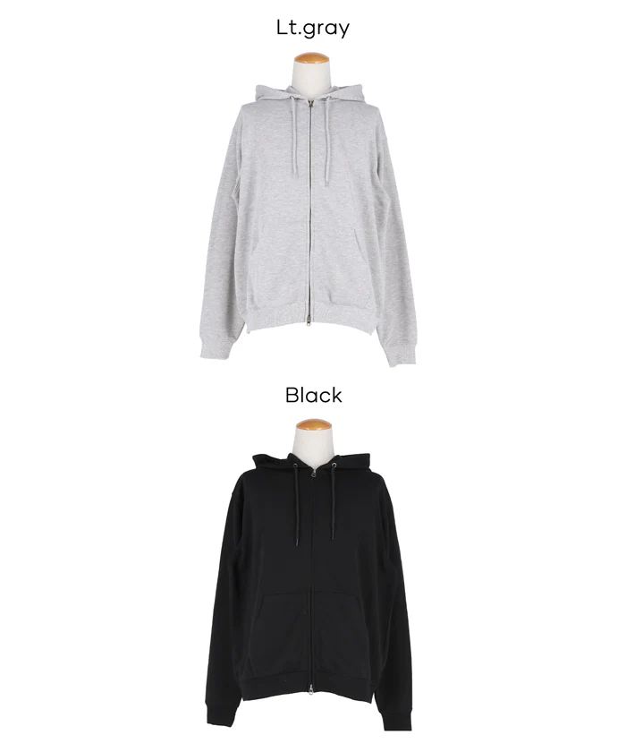 セール★2490円→1990円 EAZY TEX ポリエステル裏毛ベーシックZIPパーカー メンズ レディース メール便不可 - Image 16