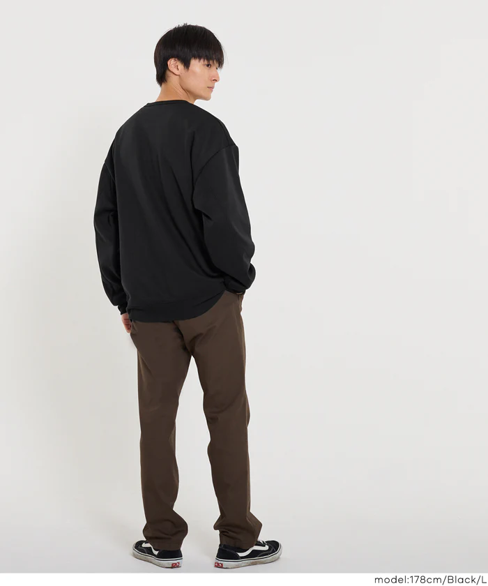 セール★1690円→1490円 ポリエステル裏起毛ベーシックトレーナー メンズ  レディース メール便不可 - Image 11