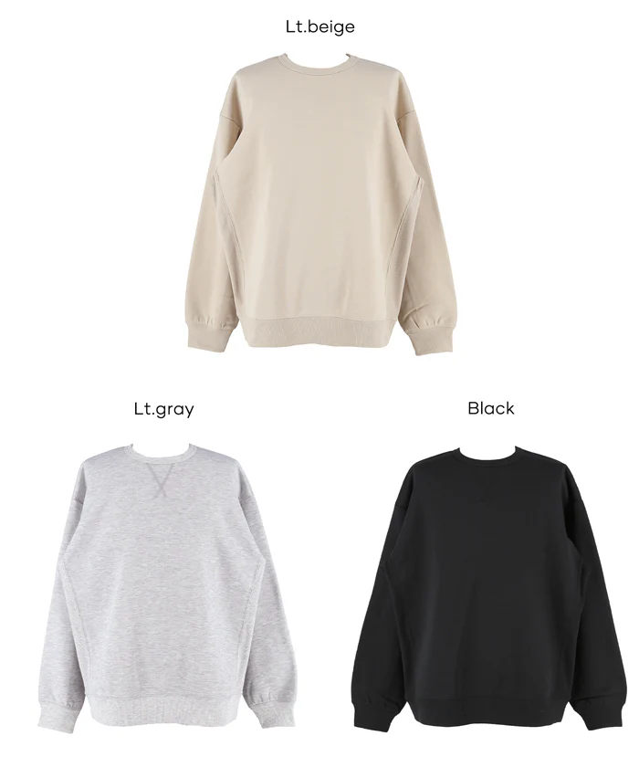 セール★1690円→1490円 ポリエステル裏起毛ベーシックトレーナー メンズ  レディース メール便不可 - Image 15