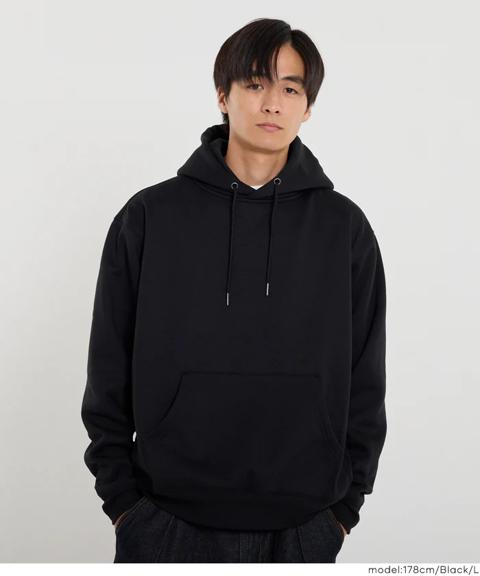 セール★1990円→1490円 ポリエステル裏起毛ベーシックプルパーカー メンズ レディース メール便不可 - Image 5