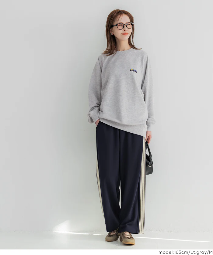EAZY TEX ポリエステル裏毛ラグランピスネームトレーナー メンズ レディース メール便不可 - Image 12