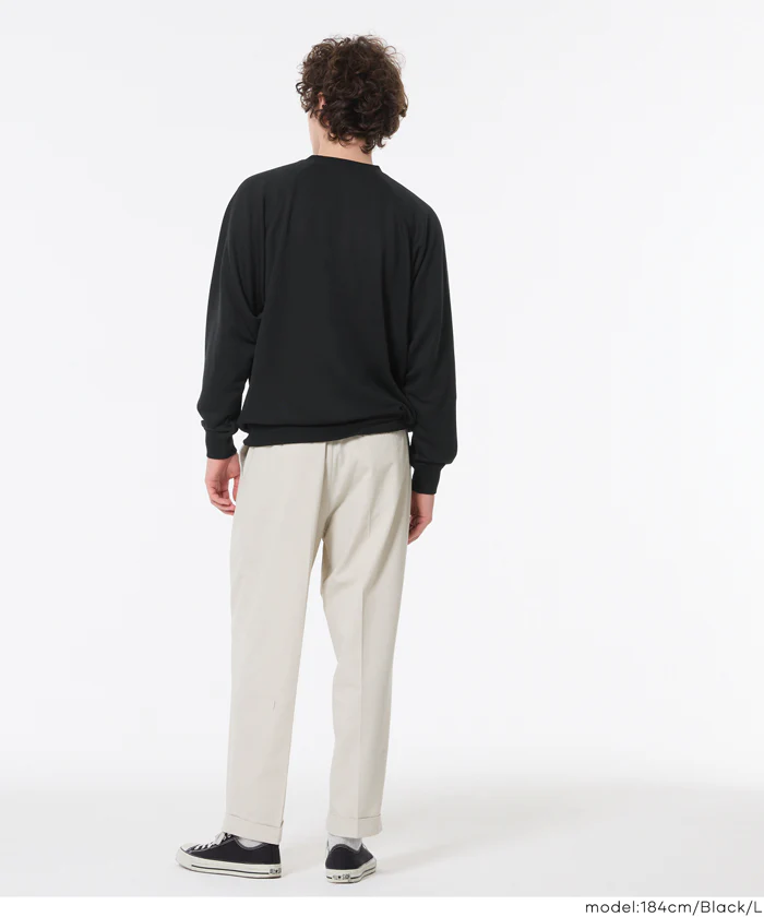 EAZY TEX ポリエステル裏毛ラグランピスネームトレーナー メンズ レディース メール便不可 - Image 5