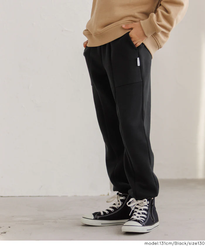 【DAILY WARM】裏起毛ダンボールジョガーパンツ キッズ メール便不可 - Image 9