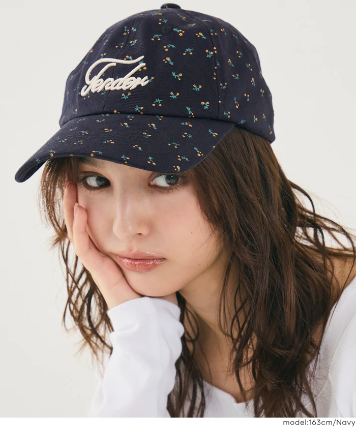 フラワープリントロゴキャップ レディース メール便不可 - Image 6