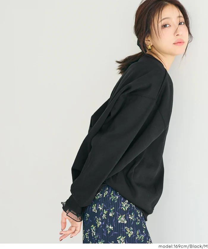 袖チュール切り替えトップス レディース メール便不可 - Image 14