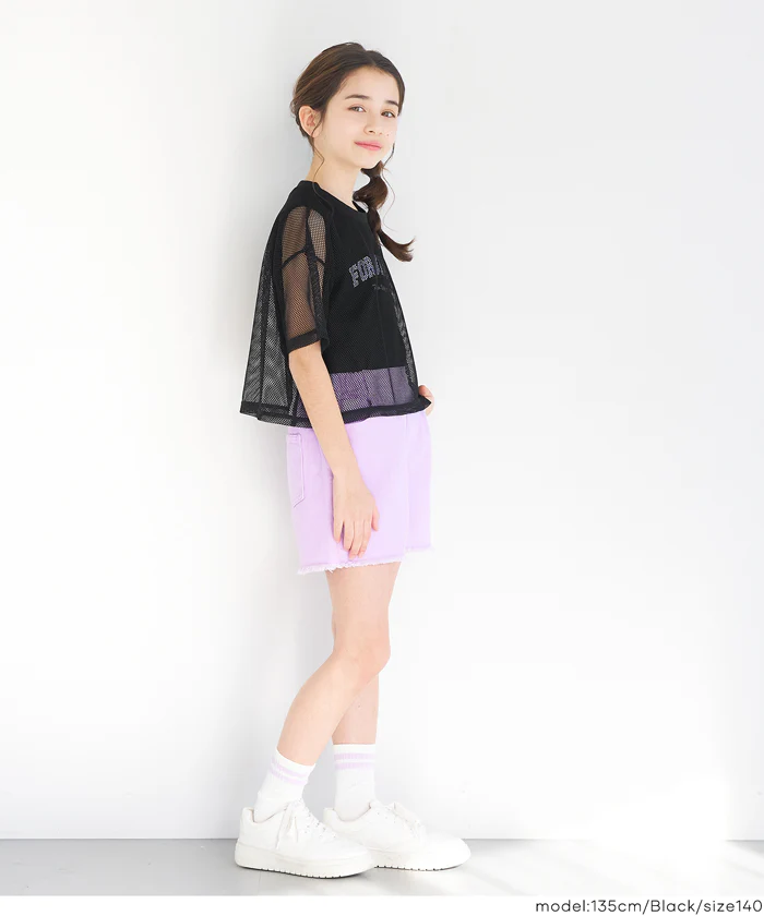 メッシュトップス＆タンクトップ 2点セット キッズ メール便不可 - Image 7