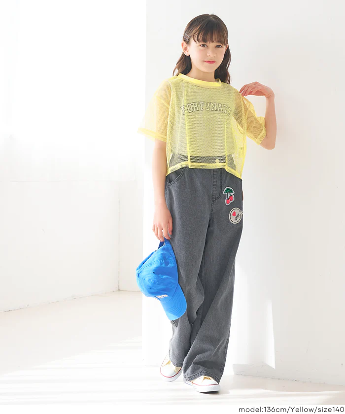 メッシュトップス＆タンクトップ 2点セット キッズ メール便不可 - Image 8