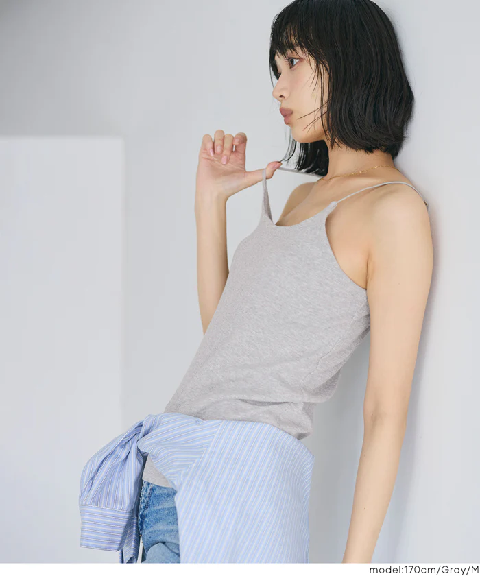 OUT BRA ベーシックキャミソール レディース メール便不可 - Image 8