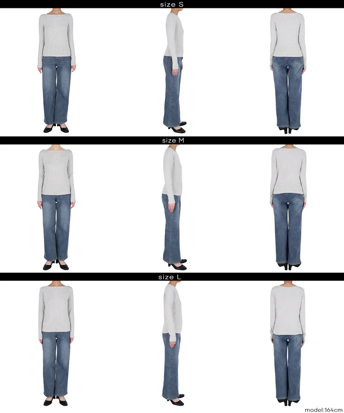 とろみリブワイドネックトップス レディース メール便不可 - Image 14