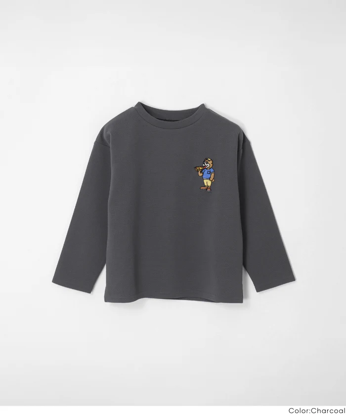 セール★1990円→990円 ライトエンボス胸刺繍トップス キッズ メール便不可 - Image 16