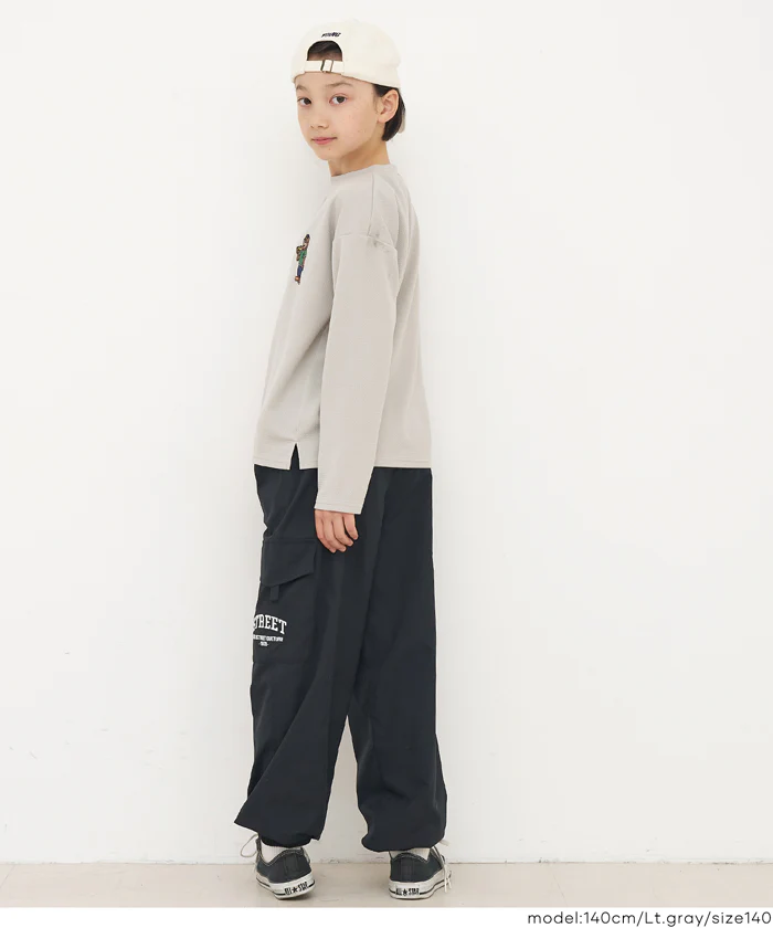 セール★1990円→990円 ライトエンボス胸刺繍トップス キッズ メール便不可 - Image 5