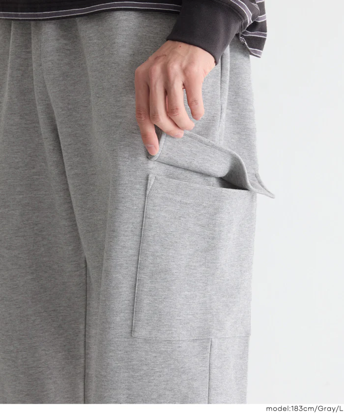 スウェットワイドカーゴパンツ メンズ レディース ユニセックス メール便不可 - Image 8