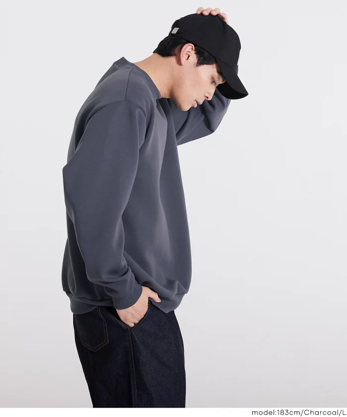 ソフトジャージーワイドトレーナー メンズ レディース メール便不可 - Image 10