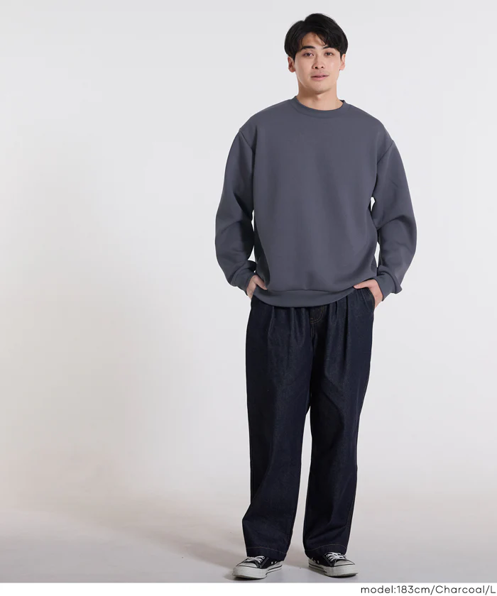 ソフトジャージーワイドトレーナー メンズ レディース メール便不可 - Image 9