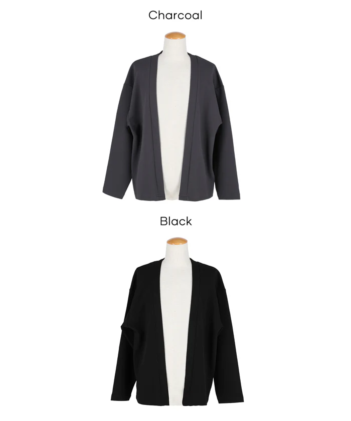 エンボスノーカラーカーディガン メンズ メール便不可 - Image 17