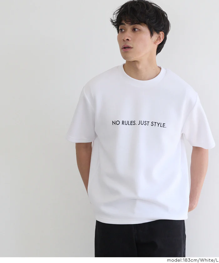ソフトジャージープリントトップス メンズ メール便不可 - Image 3